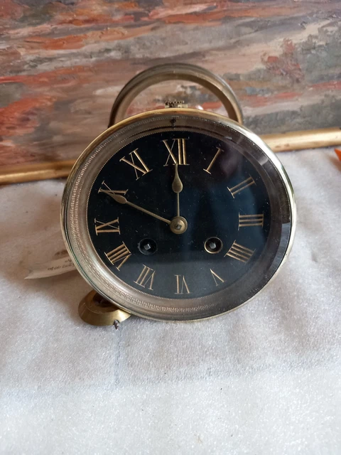 Ancien Mouvement De Pendule De MARINE à Remonter - Curieux Et Authentique