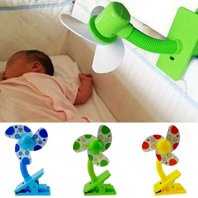 Batterie / USB Clamp the folding chair Portable Ventilateur de poussette Mini