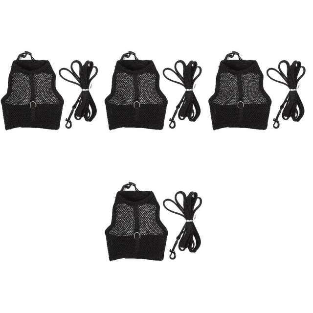 4 juegos chaleco conejo kit de lino conejo cuerda de tracción juego conejo cuerda de senderismo