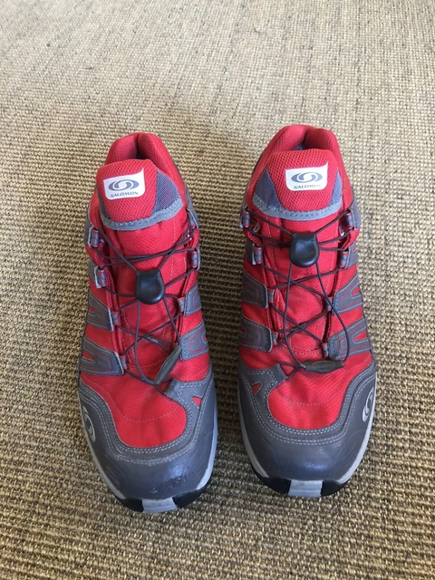 Salomon Gore-Tex XA Comp 2 XCR Herren Trail Laufschuhe Größe 12,5 in rot