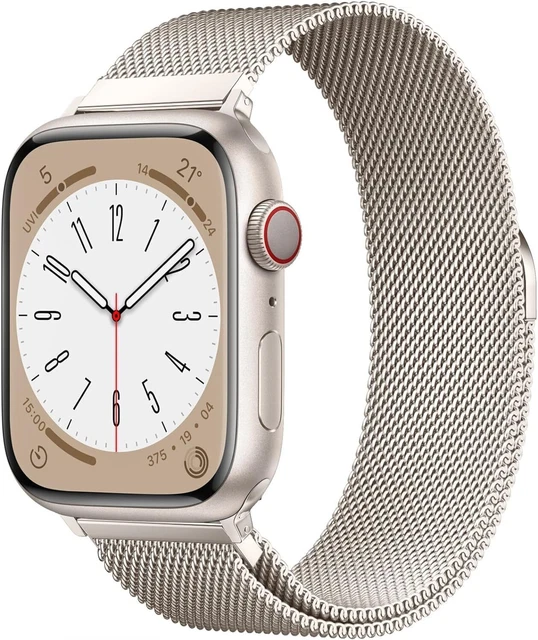 Original Stainless Steel Milanese Loop Compatible with Apple Watch Band 38mm