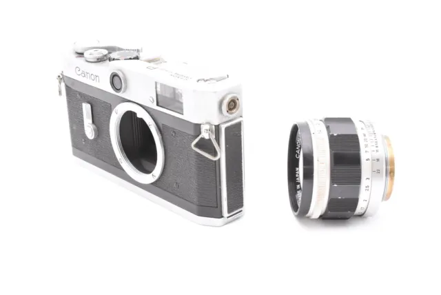Canon P 35mm Rangefinder Film Camera w/ 50mm F1.4 Lens (t4087) 3