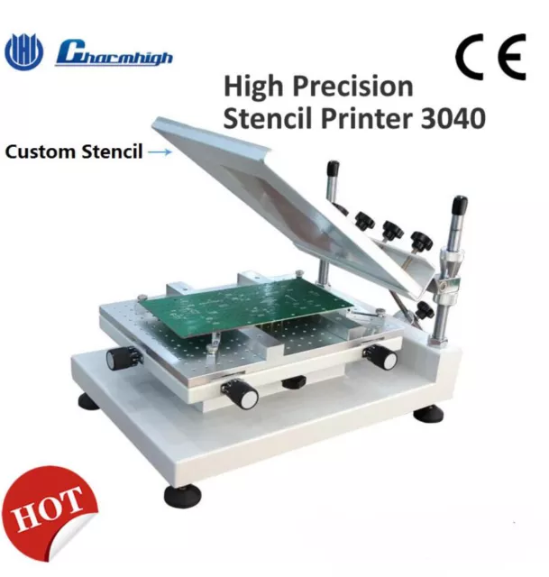 High Precision Solder Printer 3040 Solder Paste Printer / Manual Stencil Printer