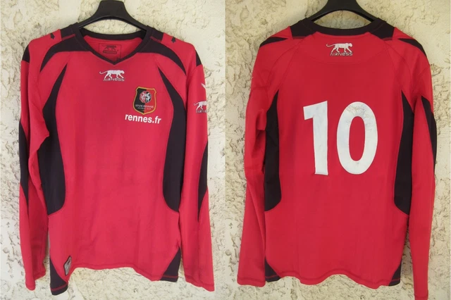 MAILLOT STADE RENNAIS RENNES porté n°10 AIRNESS vintage shirt