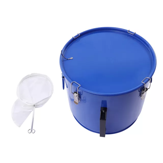 Fryer Grease Bucket Oil Disposal Caddy 37.9L/10 Gal With Lid & Filter Filter Bag