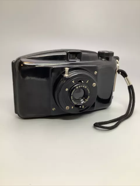 MIOM Photax II Bakelite 620 Film Camera w/ Boyer Serie VIII Lens & 2 Speeds