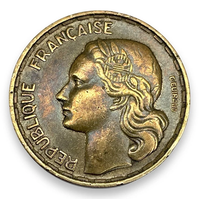 1952 France 20 Francs Nice Vintage Coin #FR60512