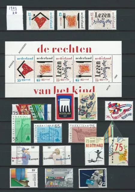 Niederlande Jahrgang 1989 Postfrisch nach NVPH Komplett jaargang