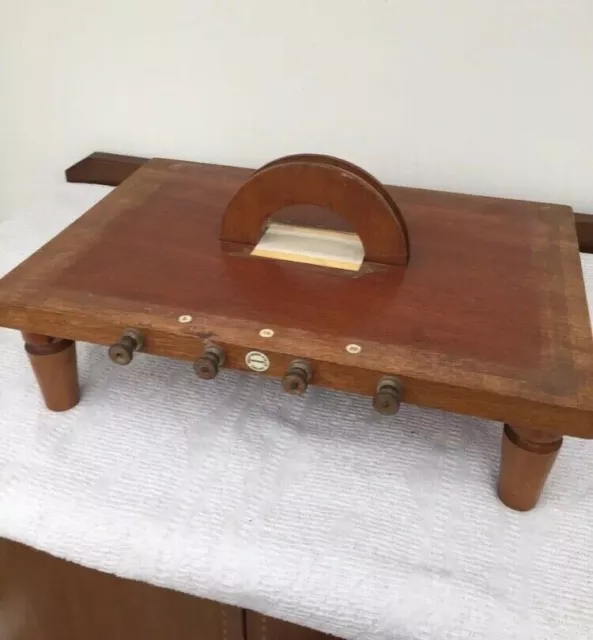 Mahogany Magnetic Field Table - Philip Harris Ltd. C1950 (*)