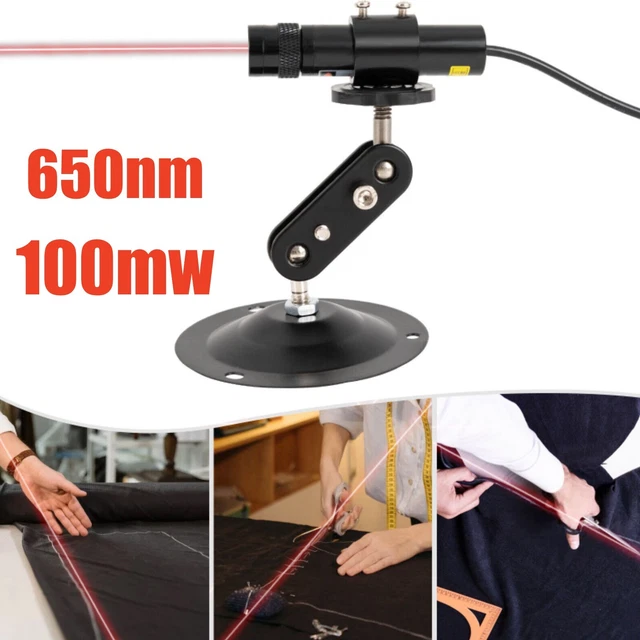 650nm 100mW Red Laser Line Generator Module Locator Sawmill Alignment Universal