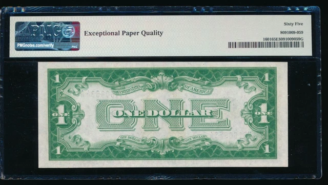 AC 1928A $1 Silver Certificate PMG 65 EPQ X-A block  Fr 1601 2