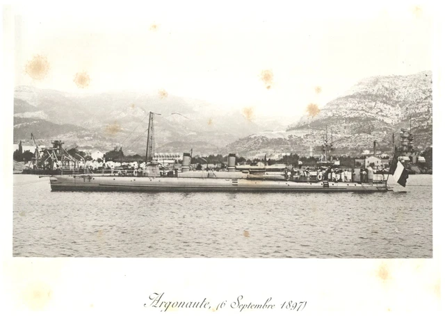 Photo Vintage Originale Neurdein - Croiseur-torpilleur L'Epervier, Marine Militaire, Circa 1890