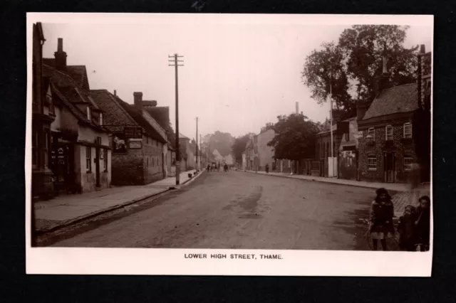 Thame - Lower High Street - real photographic postcard