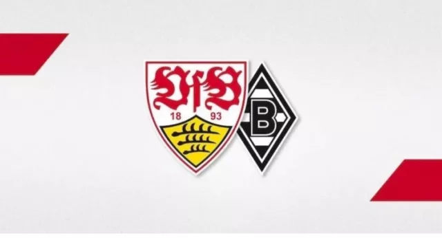 2 Tickets VfB Stuttgart gegen Mönchengladbach Gegentribüne (nebeneinander)