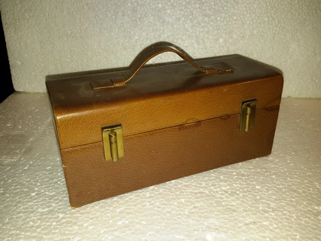 Coffret De Voyage Ancien Maylor London - Vanity Case Avec Pots Et Flacons - Occasion