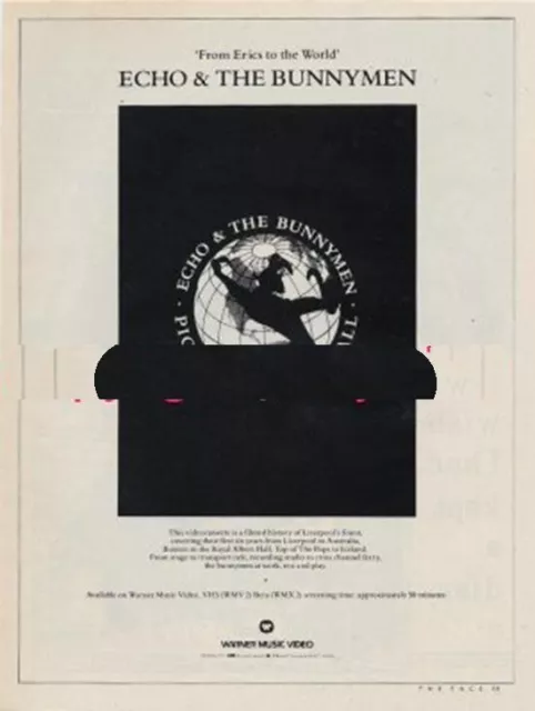 Echo and The Bunnymen 'The Face' advert
