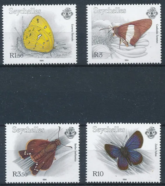 [BIN22468] Seychelles 1994 Butterflies good set very fine MNH stamps