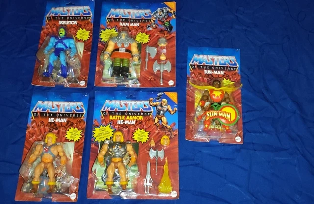 Masters of the Universe Origins Deluxe Actionfiguren  5x (14cm) Neu OVP LOOK!!