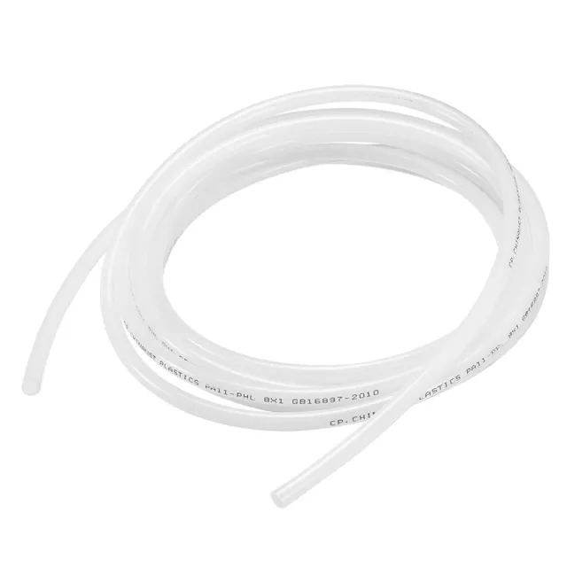 Nylon Ligne Tuyau Tube 6mm ID x 8mm OD 4m PA12 pour Air Ligne Frein Blanc