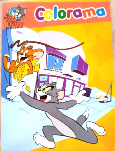 Malbuch Tom und Jerry Colorama Ausmalbuch  Kinder Malen Ausmalen Tom and Jerry