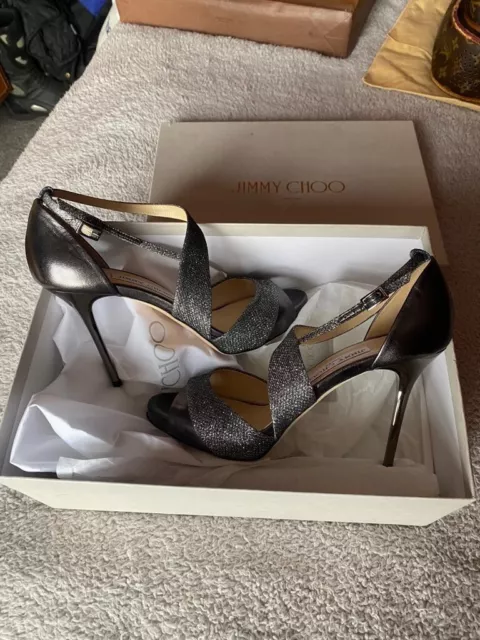 Authentic Jimmy Choo stunning high heels with box - size 5