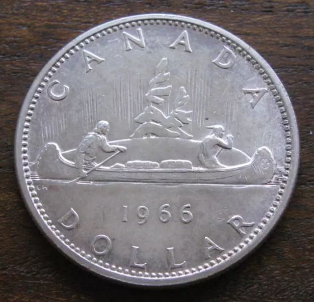 Zaldi2010 - Canada , 1 Dollar 1966 , Plata