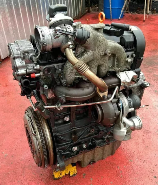 MOTOR VOLKSWAGEN 1.9 TDI AXB AXC T5 TRANSPORTER MULTIVAN 74TKm KOMPLETT