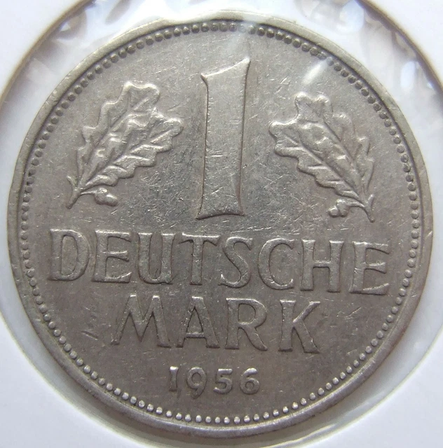 Moneta Rfg 1 Tedesco Marchi 1956 D IN Very fine
