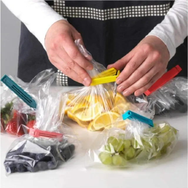 IKEA BEVARA Reusable Food Bag  Sealer Clips For Storage In Kitchen Pack of 30