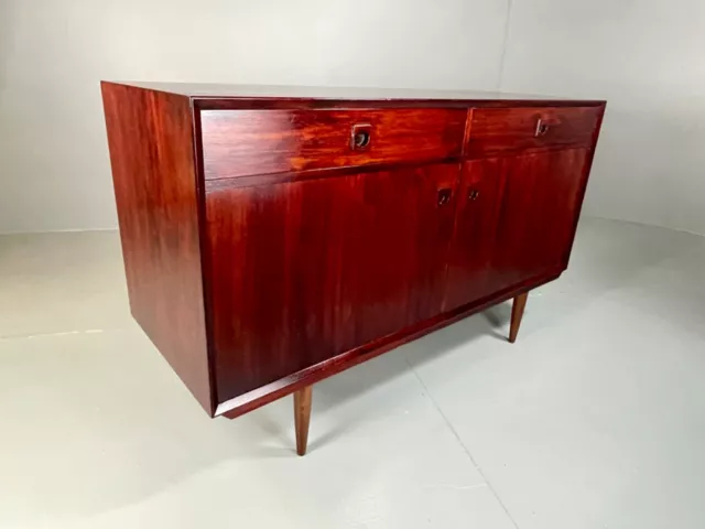 EB5253 Vintage Danish Rosewood Coloured 2 Drawer, 2 Door Sideboard, MCM, Retro.