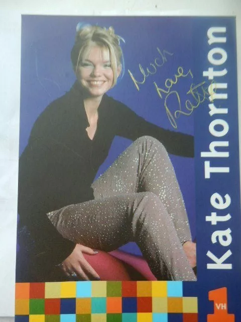 Kate  Thornton  -  Tv    Presenter    -  Autographed   Photo