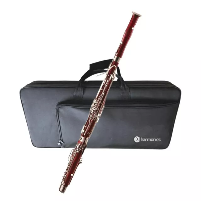 Harmonics Maple Wood Bassoon C Key Full German Key System, Woodwind Instrument