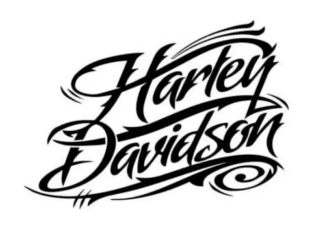 Harley Davidson Adesivo Vinile Auto Casa Laptop Finestra Bikers Logo 10.2X10.2cm