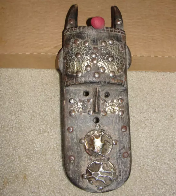 Old Ancient African Toma Owl Mask Loma Landai Guinea CEREMONIAL ANCESTOR Antique