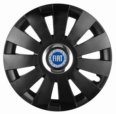 4x14" Wheel trims fit Fiat Punto Panda Doblo 500 14 inches black