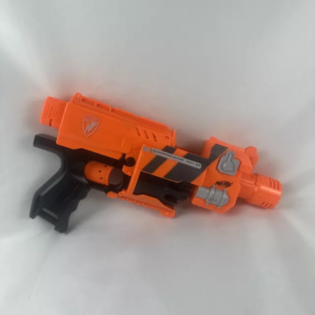 Vintage Nerf N-strike Barricade RV-10 Foam Dart Gun Toy 