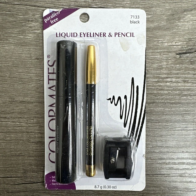 Schwarzer Eyeliner-Spitzer – Manuell, Tragbar Für Augenbrauen, Eyeliner & Bleistifte, Kunststoff
