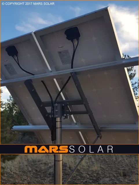 Mars Solar V2.0 Eagle Solar Panel Rack / 2" (OD) Pole Mount Fits 40W - 700W 2