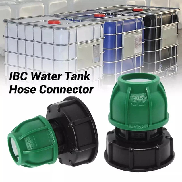 20/25/32mm IBC Tank Adapter Water Tap Connector Garden Water Tank Hose Con'EN