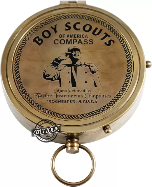Boy Scouts America Navigation Compass Marine Pocket Kompass Gifts For Men/Women.