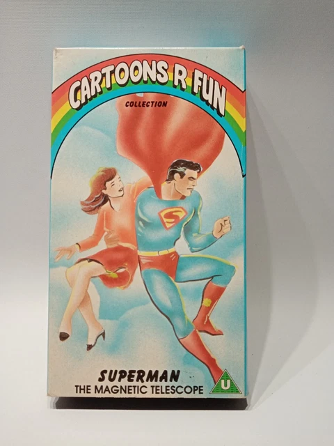 CARTOONS R FUN Superman The Magnetic Telescope VHS Video Zone 1989/90 £ ...