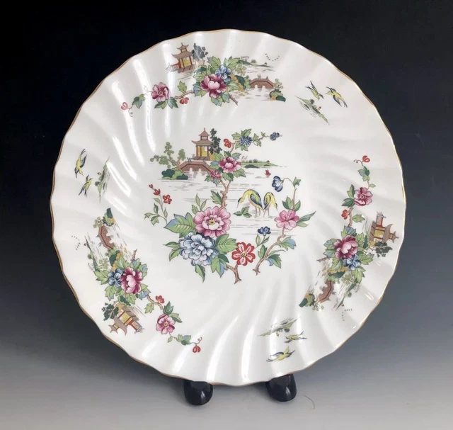 Fine Bone China Crown Staffordshire England Pagoda Dinner Plate