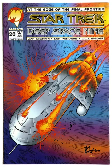 Star Trek Deep Space Nine #20 - Malibu Comics - Dan Mishkin - Ken Penders