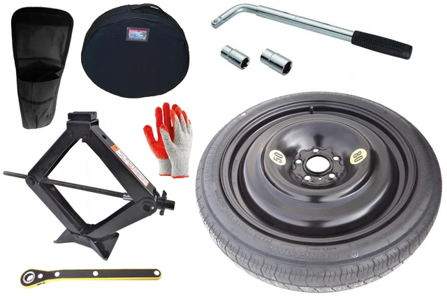Kit De Roue De Secours 17" Compatible Avec BMW Série 3 Avec Cric, Clé Et Sac G20-G21 (2019