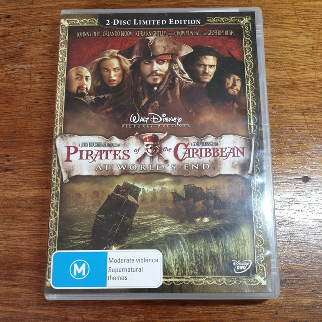 PIRATES OF THE Caribbean AT WORLD'S END Disney Limited Edition DVD R4 ...