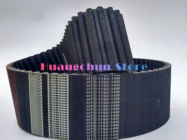 1X rubber timing belt 8M/dual-sided tooth D8M