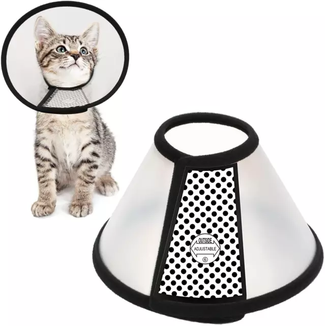 Pet Cone, Cat Head Cone, Suitable for Most Cats and Small Dogs