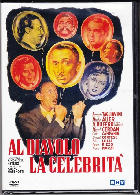 Dvd AL DIAVOLO LA CELEBRITA 'par M. Monicelli et Steno nouveau 1949
