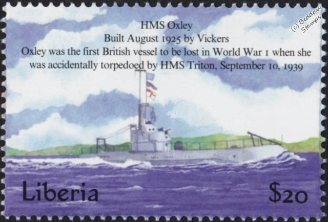 ZWEITER WELTKRIEG HMAS/HMS OXLEY OdinKlasse UBoot Kriegsschiff