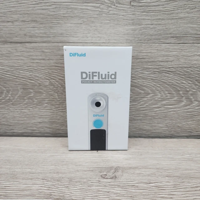 Sealed DiFluid Coffee TDS Refractometer save Data  Rechargeable Coffee TDS Meter